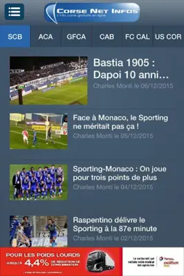 Corse Net Infos android App screenshot 3