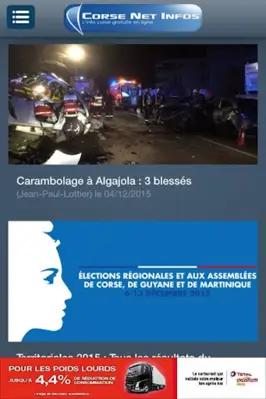 Corse Net Infos android App screenshot 5